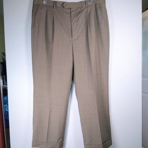 Richard Harris Tan Cuffed Dress Pant Men's size 42